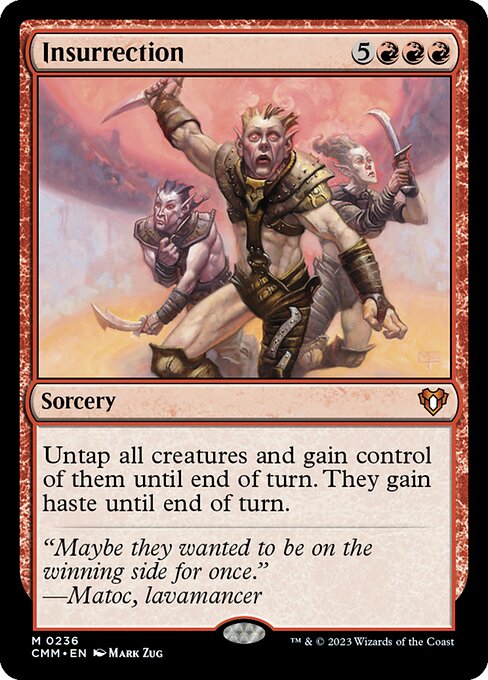Insurrection (236) (Foil) - Commander Masters - Game On