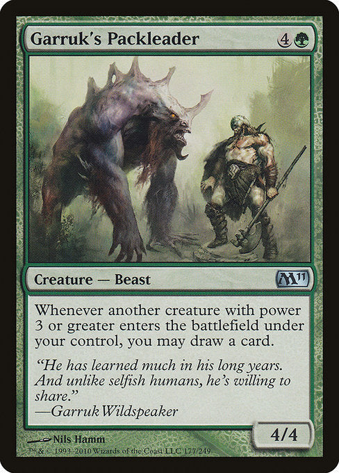 Garruk's Packleader (177) - Magic 2011 - Game On