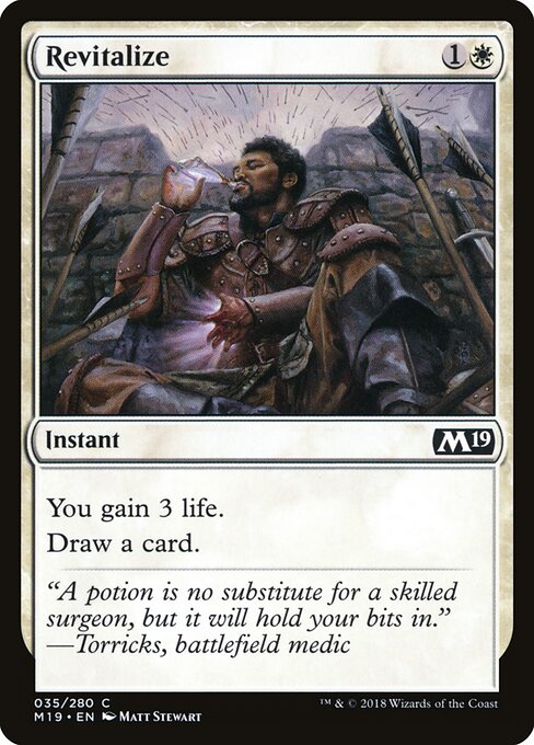 Revitalize (35) (Foil) - Core Set 2019 - Game On