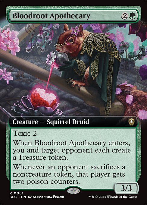 Bloodroot Apothecary (61) - EXTENDED ART - Bloomburrow Commander - Game On