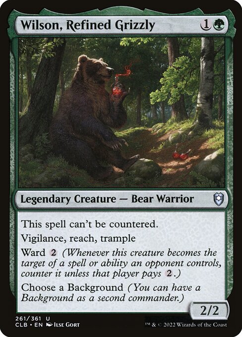 Wilson, Refined Grizzly (261) - Commander Legends: Battle for Baldur's Gate - Game On