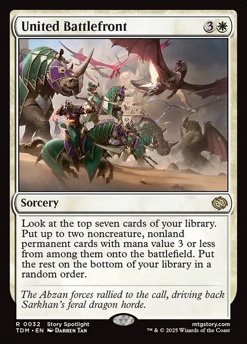 United Battlefront (32) (Foil) - Tarkir: Dragonstorm - Game On