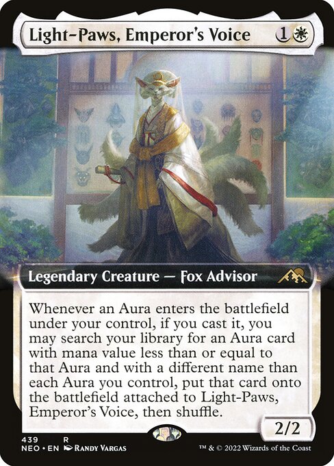Light-Paws, Emperor's Voice (439) - EXTENDED ART - Kamigawa: Neon Dynasty - Game On