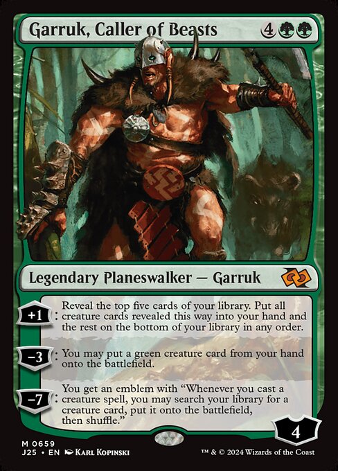 Garruk, Caller of Beasts (659) - Foundations Jumpstart - Game On