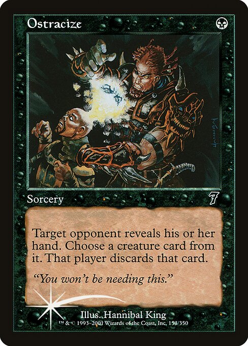 Ostracize (153★) (Foil) - Seventh Edition - Game On