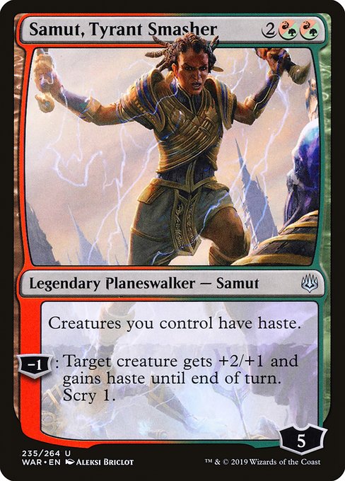 Samut, Tyrant Smasher (235) (Foil) - War of the Spark - Game On