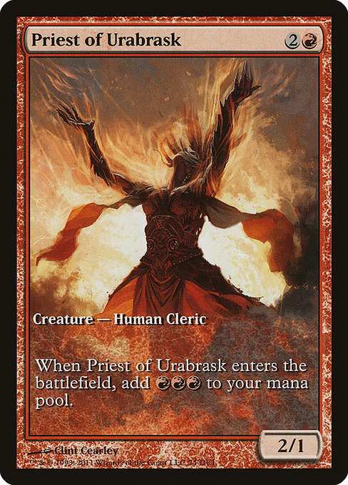 Priest of Urabrask (74) - FULL ART - DCI Promos - Game On