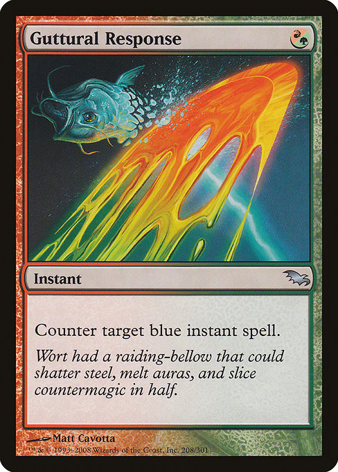 Guttural Response (208) - Shadowmoor - Game On