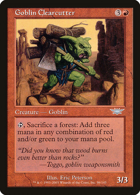 Goblin Clearcutter (96) - Legions - Game On
