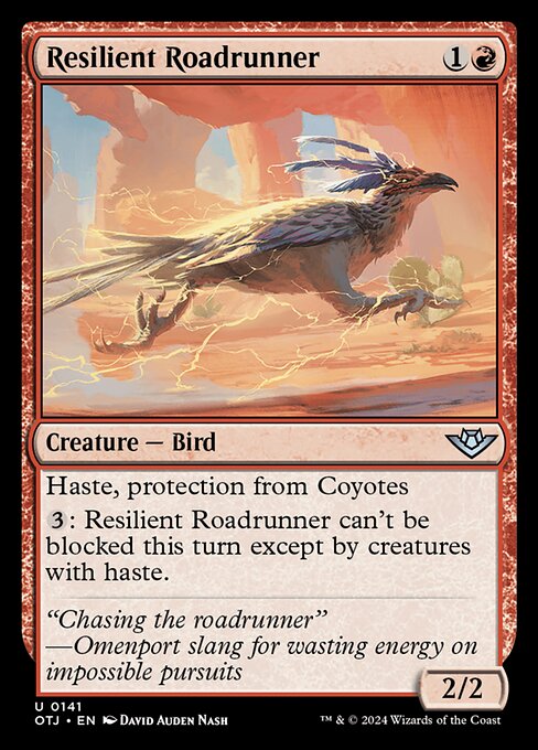 Resilient Roadrunner (141) (Foil) - Outlaws of Thunder Junction - Game On