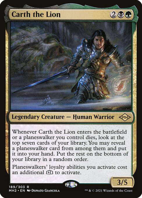 Carth the Lion (189) - Modern Horizons 2 - Game On