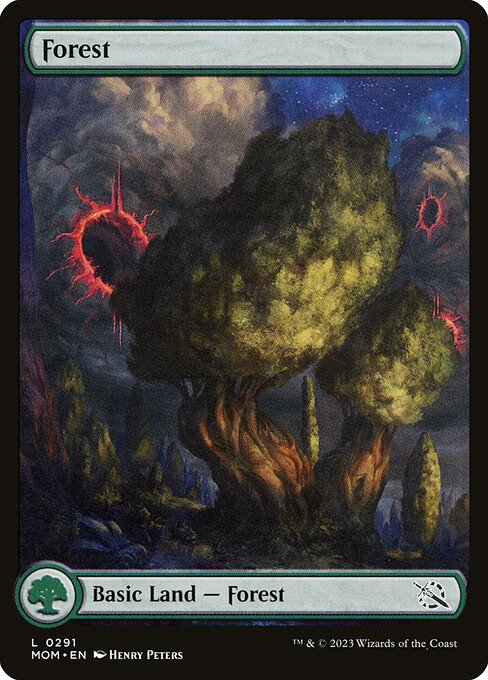 Forest (291) - FULL ART (Foil) - March of the Machine - Game On