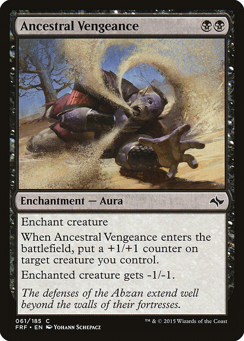 Ancestral Vengeance (61) (Foil) - Fate Reforged - Game On