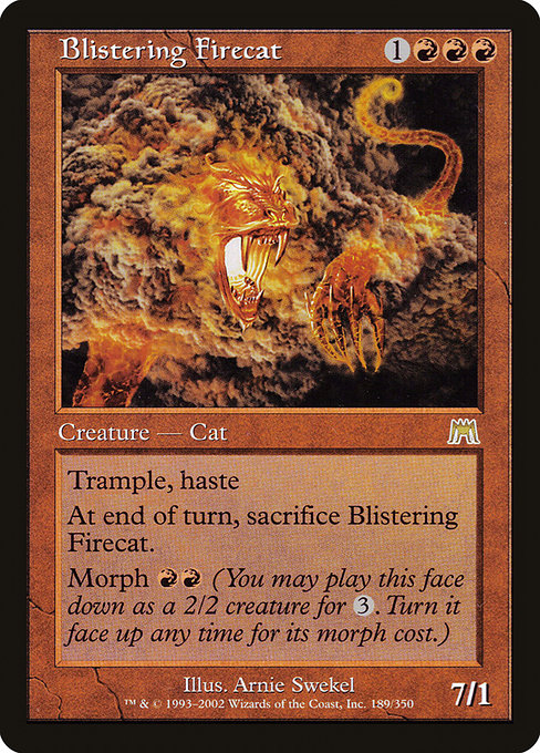 Blistering Firecat (189) - Onslaught - Game On