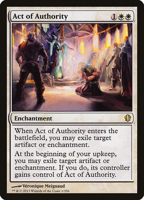 Act of Authority (1) - Commander 2013 - Game On