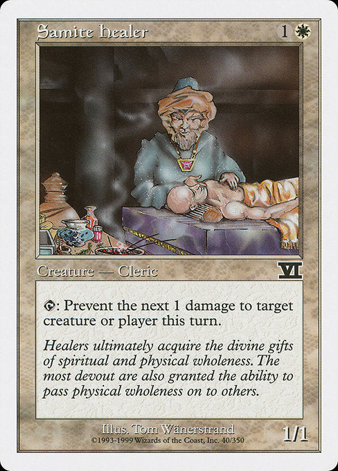 Samite Healer (40) - Classic Sixth Edition - Game On