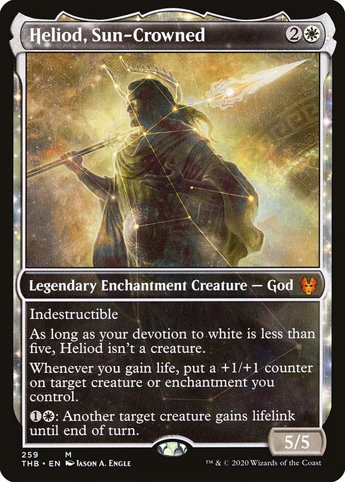 Heliod, Sun-Crowned (259) - SHOWCASE - FULL ART (Foil) - Theros Beyond Death - Game On