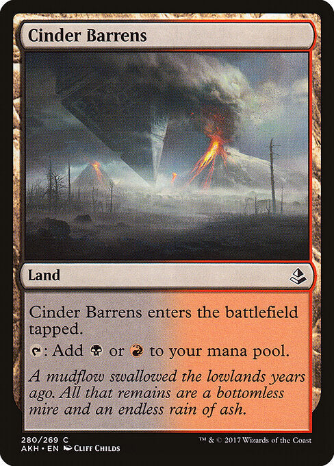 Cinder Barrens (280) - Amonkhet - Game On