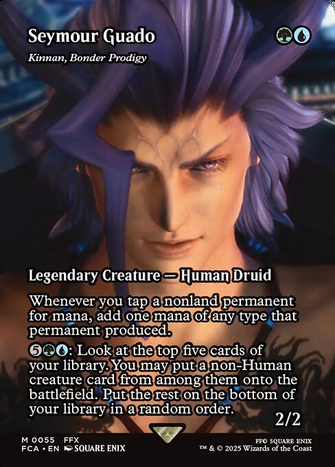 Kinnan, Bonder Prodigy (55) - BORDERLESS - FULL ART - Final Fantasy: Through the Ages - Game On