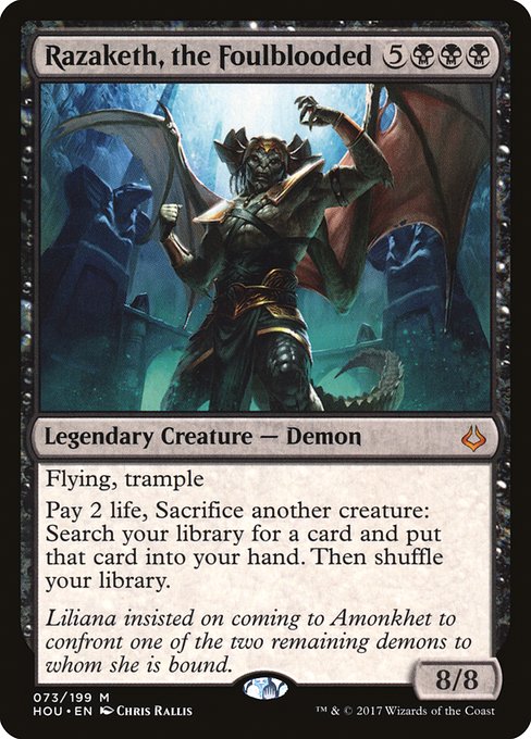 Razaketh, the Foulblooded (73) (Foil) - Hour of Devastation - Game On
