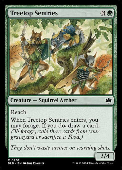 Treetop Sentries (201) - Bloomburrow - Game On