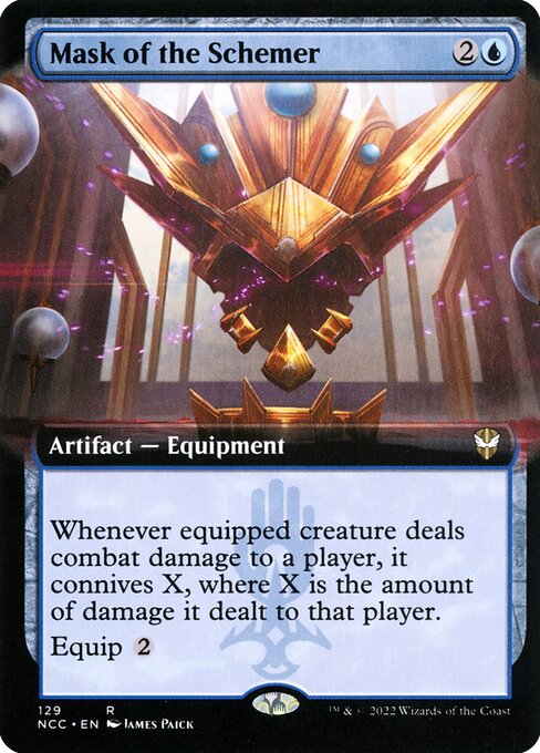 Mask of the Schemer (129) - EXTENDED ART - New Capenna Commander - Game On