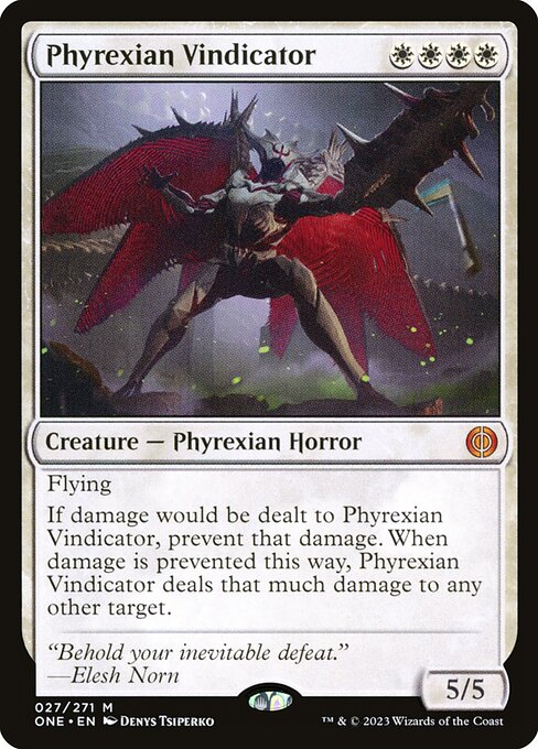 Phyrexian Vindicator (27) - Phyrexia: All Will Be One - Game On