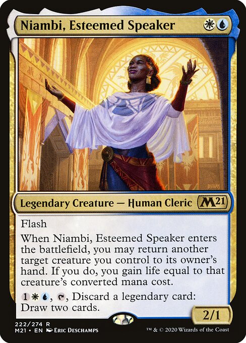 Niambi, Esteemed Speaker (222) - Core Set 2021 - Game On