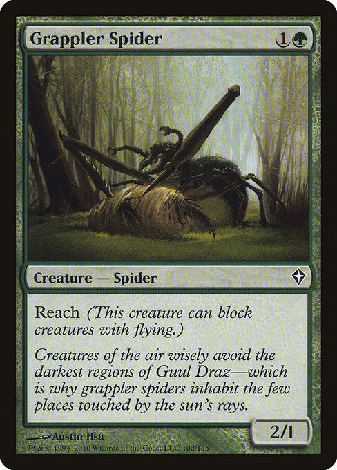 Grappler Spider (102) (Foil) - Worldwake - Game On