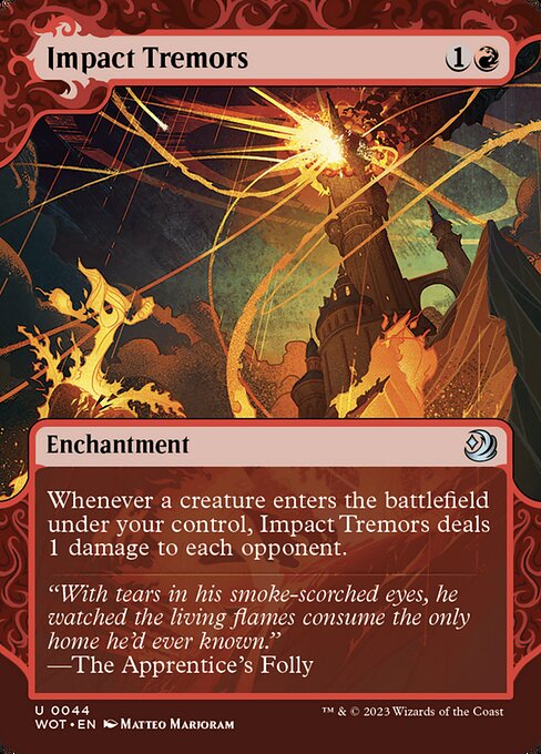 Impact Tremors (44) - BORDERLESS - Wilds of Eldraine: Enchanting Tales - Game On