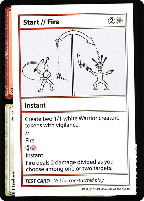 Start // Fire (101) - Mystery Booster Playtest Cards 2021 - Game On