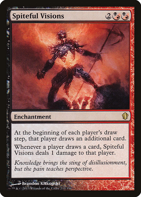 Spiteful Visions (233) - Commander 2013 - Game On