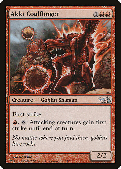 Akki Coalflinger (33) - Duel Decks: Elves vs. Goblins - Game On