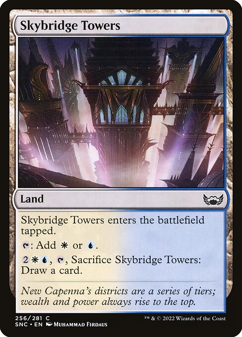 Skybridge Towers (256) (Foil) - Streets of New Capenna - Game On