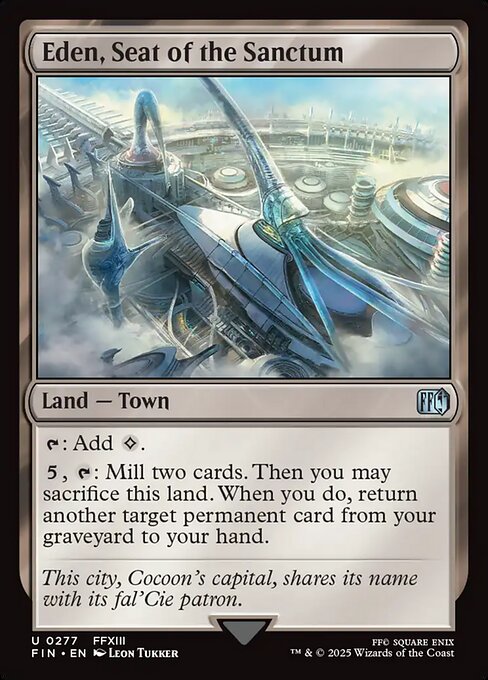 Eden, Seat of the Sanctum (277) (Foil) - Final Fantasy - Game On