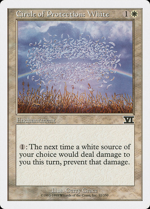 Circle of Protection: White (12) - Classic Sixth Edition - Game On