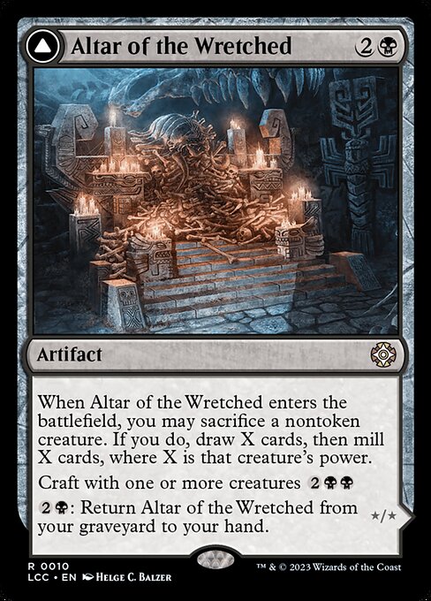 Altar of the Wretched // Wretched Bonemass (10) - The Lost Caverns of Ixalan Commander - Game On