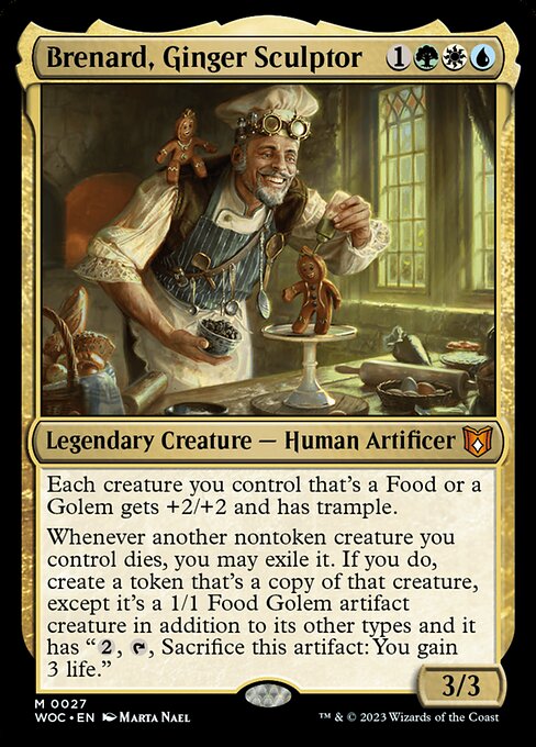 Brenard, Ginger Sculptor (27) - Wilds of Eldraine Commander - Game On