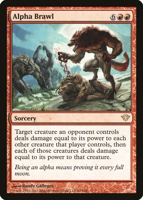 Alpha Brawl (82) (Foil) - Dark Ascension - Game On