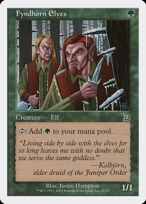 Fyndhorn Elves (26) - Deckmasters - Game On