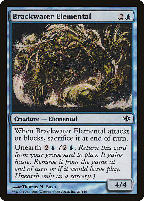 Brackwater Elemental (21) - Conflux - Game On