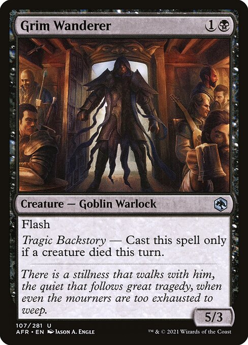 Grim Wanderer (107) (Foil) - Adventures in the Forgotten Realms - Game On
