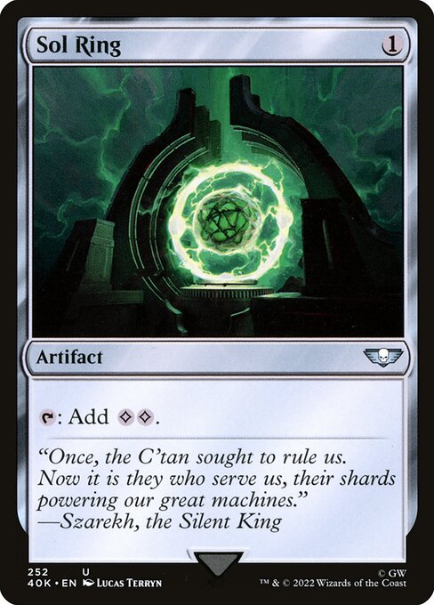Sol Ring (252) - Warhammer 40,000 Commander - Game On