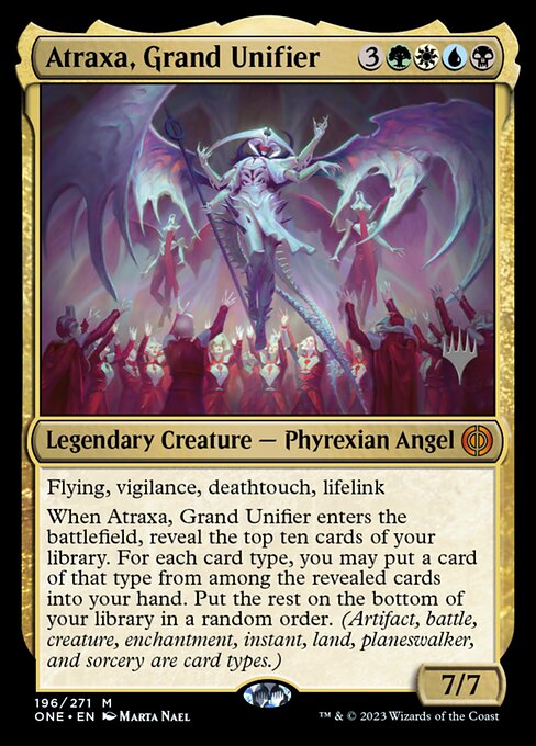 Atraxa, Grand Unifier (196p) - Phyrexia: All Will Be One Promos - Game On