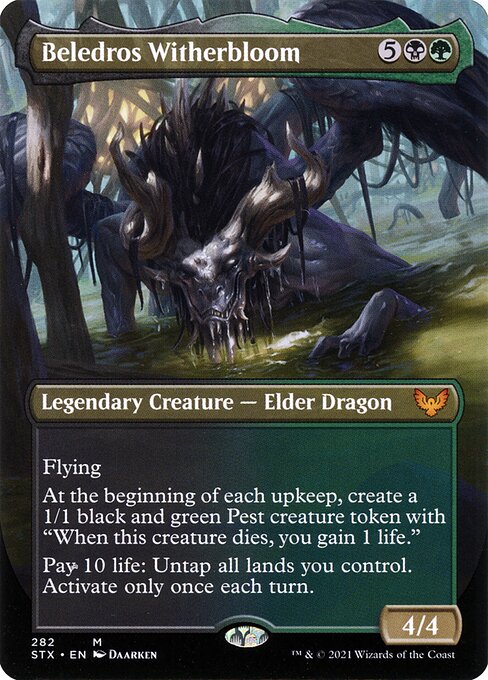 Beledros Witherbloom (282) - BORDERLESS - FULL ART - Strixhaven: School of Mages - Game On