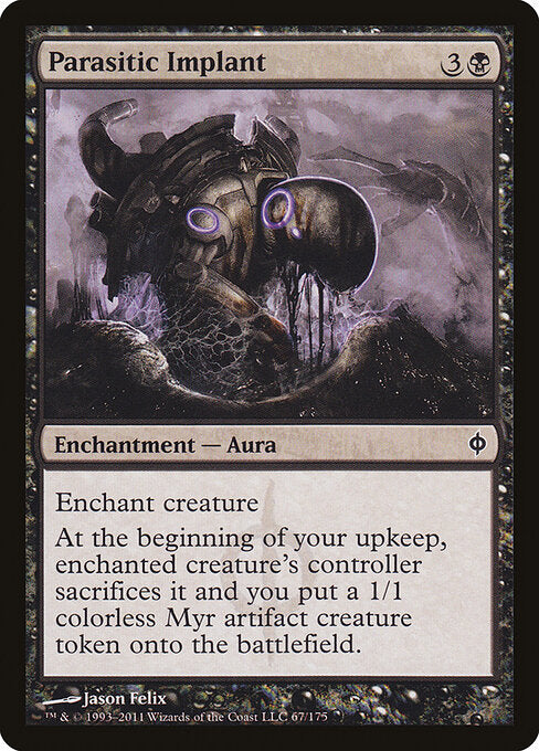 Parasitic Implant (67) - New Phyrexia - Game On