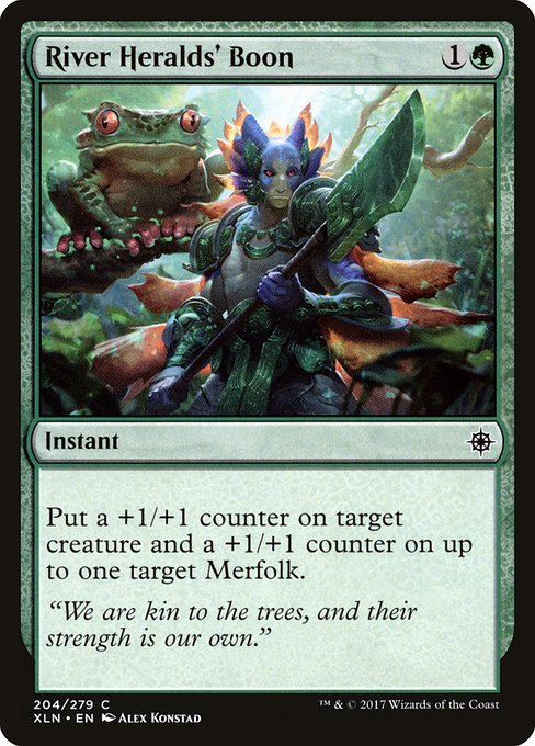 River Heralds' Boon (204) (Foil) - Ixalan - Game On