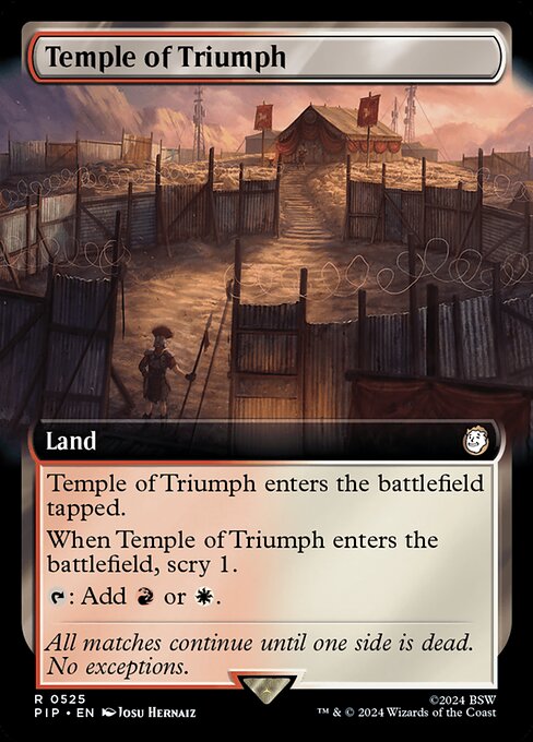 Temple of Triumph (525) - EXTENDED ART - Fallout - Game On