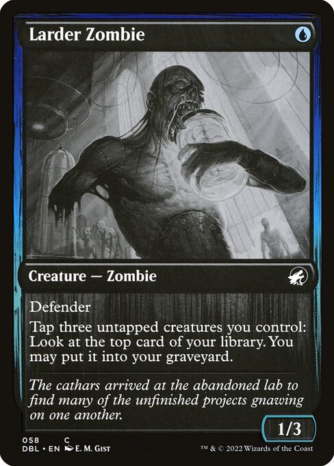 Larder Zombie (58) (Foil) - Innistrad: Double Feature - Game On