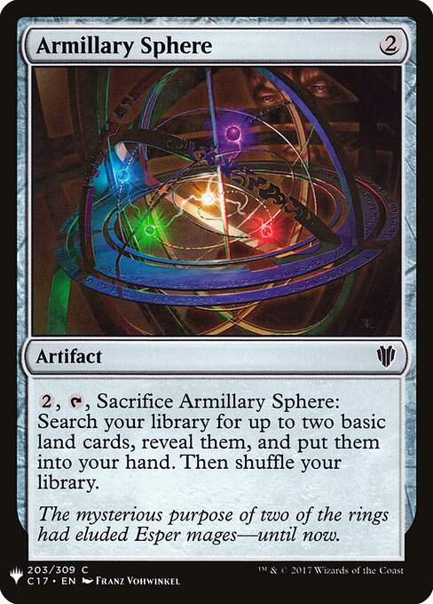 Armillary Sphere (C17-203) - The List - Game On